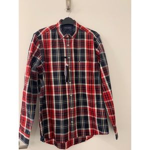 NWT Tommy Hilfiger NewYork Fit Plaid Flannel Shirt